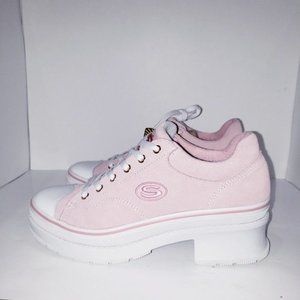 Skechers - Women's Pink Heartbeats - Size: 8